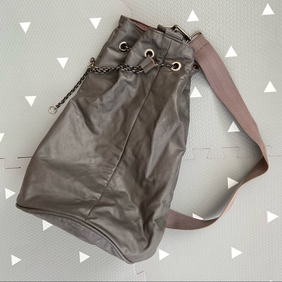 Jean Paul Gaultier Homme Vintage Drawstring Bucket Bag, Grey - Picture 5 of 8